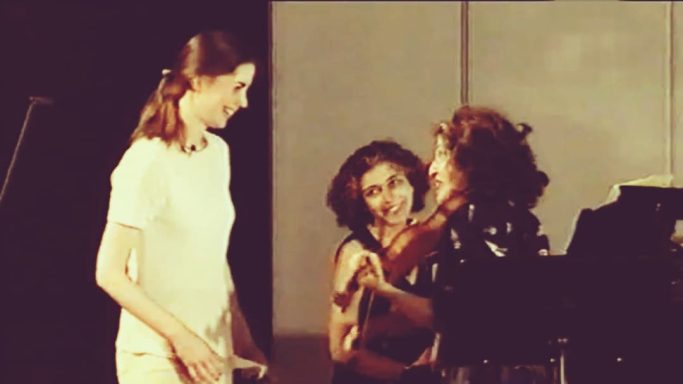 With Ida Haendel Lübeck masterclass