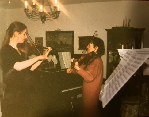 With Wanda Wilkomirska with Wanda Wilkomirska